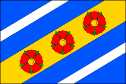 Vlajka obce Podmokly nad Berounkou